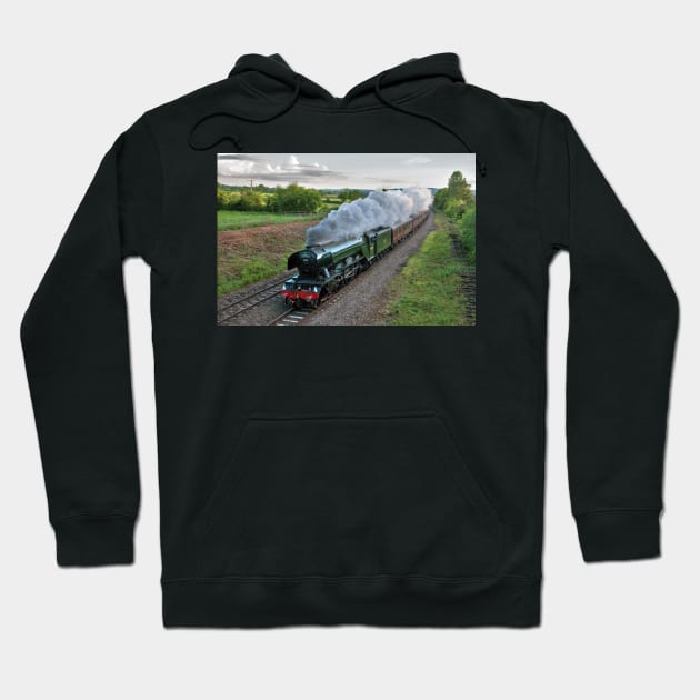 Flying Scotsman Hoodie by SteveHClark